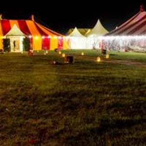 colourful marquee hire