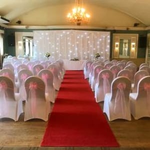 Starlight backdrop hire in Hertfordshire, Bedfordshire, Essex & surrounding areas. Perfect for weddings, birthdays or corporate events