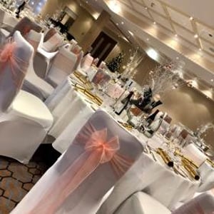 Chair cover & sash hire in Hertfordshire, Bedfordshire, Essex & surrounding areas. Perfect for weddings, birthdays & corporate events