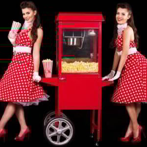 Popcorn machine hire in Hertfordshire, Bedfordshire, Essex & surrounding areas. Perfect for weddings, birthdays & corporate events
