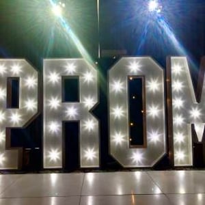 Light Up Letter Hire in Hertfordshire, Essex, Bedfordshire & surrounding areas. Perfect for all birthdays, birthdays, weddings, Proms and many more