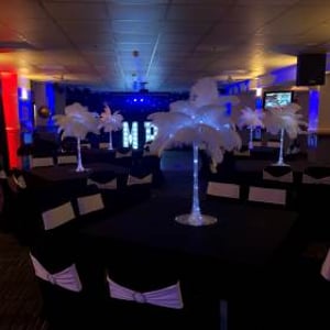 Gatsby themed venue styling available in Hertfordshire, Bedfordshire, Essex & surrounding areas