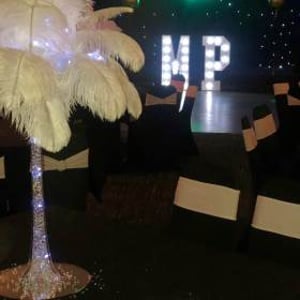 Gatsby themed venue styling available in Hertfordshire, Bedfordshire, Essex & surrounding areas