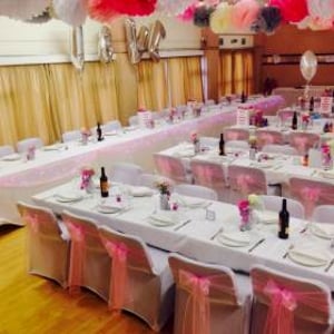 Party decor hire in Hertfordshire, Bedfordshire, Essex & surrounding areas. Perfect for weddings, birthdays & corporate events