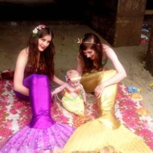 Meeting an Adorable Little Mermaid!