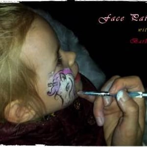 ' Unicorn ' Tattoo Face Painting