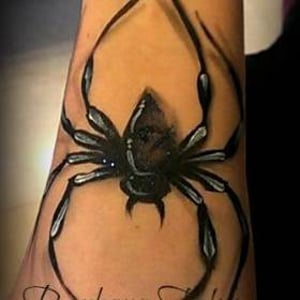 ' Spider ' Tattoo Body Painting