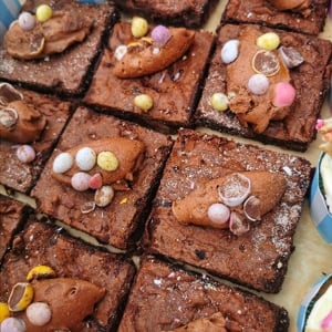 mini egg Brownie