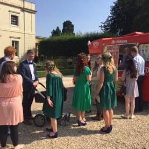 Treats UK - Mr Whippy Ice-Cream van services attending a wedding