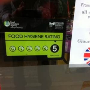5 Strar Hygiene rating