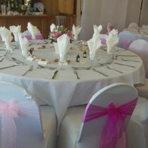 Coombe Golf Club Wedding Breakfast Set Up