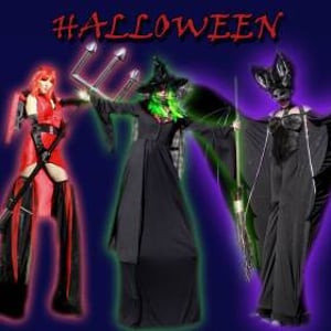 Halloween - Devil, Witch, Batbabe, Insectatrons