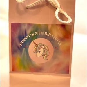 Personalised Gift Bag example