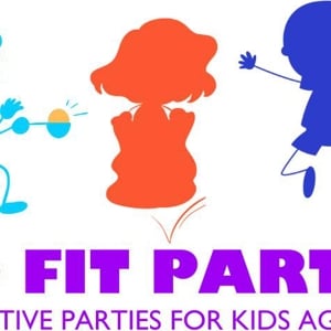 KID FIT PARTIES white logo 2022