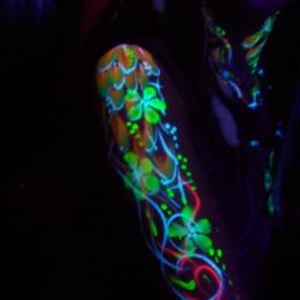 UV painting - Psytrance night - Frome