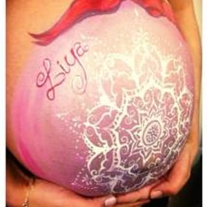 Baby Bump Painting 