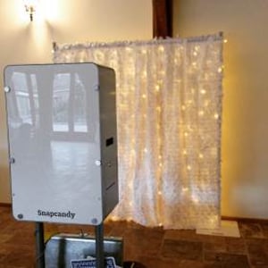 Back lit backdrop for ambient lighting at a special event