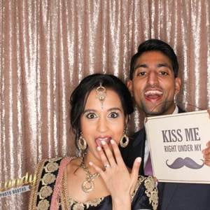 Rose Gold Sequin Backdrop