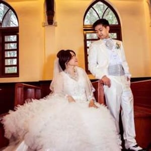 Oriental couple wedding day shoot in Hong Kong. Engagement and  wedding photography, videography, make up hair service