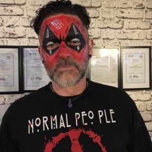 Face paint deadpool adult