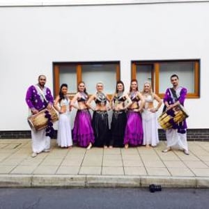 Drummer and Dancers - Bollywood Belles