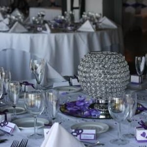 25cm Low Crystal Globe