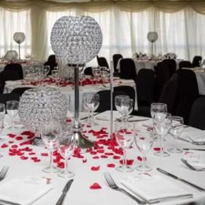 60cm and 25cm Crystal Globes