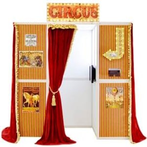 The stunning Vintage Circus Booth