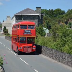 Regional Transport Shrewsbury Shropshire 490CLT RMC1490 in Porthmadog on shuttle bus service
