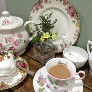 teapot tea in cup jug 18