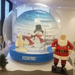Snow Globe for Christmas Wedding Hire