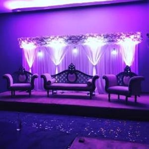 Heythrop Park Crown Plaza Wedding Lights & Stage Set 