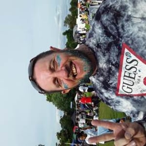 Festival glitter beard