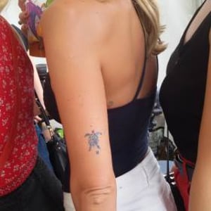 Turtle glitter tattoos