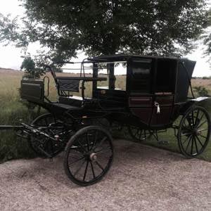 Carriage - Georgian Landau Carriage Replica from Marc Lovatt and The Cavalry of Heroes Film Horses and Carriages