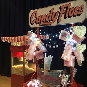 candy floss events candy floss and popcorn stall at the Glass House