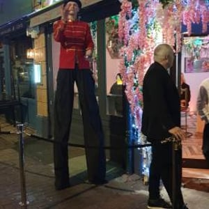 stilts circus 