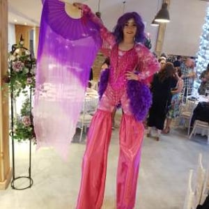 Ibiza - Purple and Pink Stiltwalker