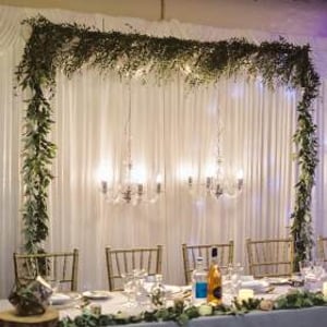 wedding frame and arch