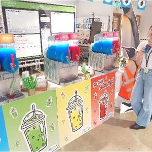 triple slushy machine hire
