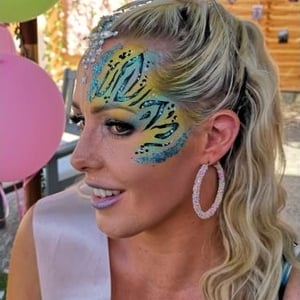 Blue & Yellow Animal Print