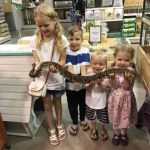 Up close and personal with Prince the python!