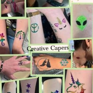 Glitter tattoos