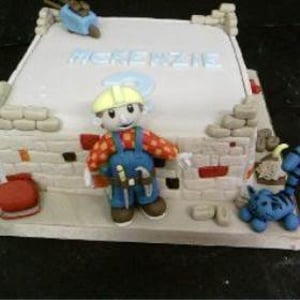 The ever popular Bob the builder Birthday cake