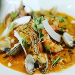 seafood curry with coconut 