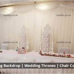 Luxury Starlit Wedding Curtain & Table Skirt sets