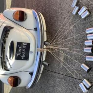 JUST MARRIED GETAWAY CAR