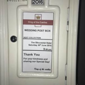 king of the castles glos post box 2