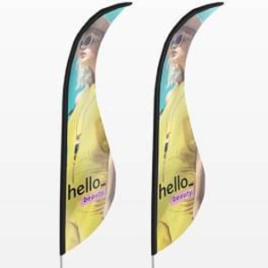 Sharkfin Flags - Beach Flags