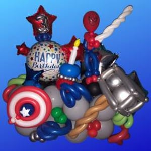 Super Hero Party Display 